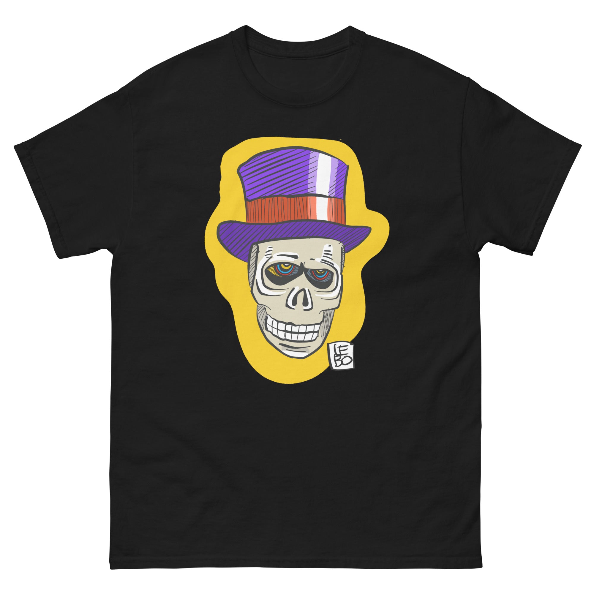 Mr Tricks & Treats Skull - Lebo Short Sleeve Unisex T-Shirt
